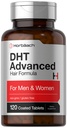 Horbäach DHT Advanced Hair Fórmula tención 120 Tablets ← Non-GMO y Gluten Free Hair Fórmula Blend con Saw Palmetto, Kudzu y Fo-Ti