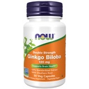 AHORA Suplementos Alimentarios, Ginkgo Biloba 120 mg, Doble Fuerza, Proyecto No OGM Verificado, 50 cápsulas Veg