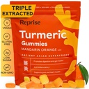 Turmeric Gummies for Women | Turmeric Supplement Gummies for Inflammation | Turmeric Gummies for Adults | Natural Curcumin, Low-Sugar, Vegan, Mandarin Orange Flavor, 45 Count