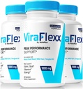 NutraRize (3 Pack ViraFlexx for Men, Pro Capsules, Male Performance Support 500mg, All Natural Dietary Supplement to Support Overall Health, Vira Flexx Reviews (180 Capsules)