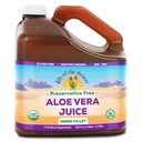 Lily of the Desert Aloe Vera Juice - Organic, Preservative-Free Inner Fillet Aloe Vera Bebida con Enzimas Digestivos Naturales para Gut Health, Stomach Relief, Wellness, Glowing Skin, 128 Fl Oz
