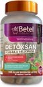 Betel Natural Detoxsan Capsules Total Detox Cleanse Healthy Liver and Colon - 1500 mg per Serving