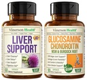 Detox de limpieza de hígado &amp; Reparar esteto de leche &amp; Vegan Glucosamine Chondroitin MSM