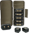 Weekly Pill Organizer 2 Times a Day, Moisture-Proof, Detachable Compartments, AM PM Pill Box 2X 7 Day, Travel Pill Organizer for Pills/Fish Oil/Medication/Vitamin/Supplements (Black)
