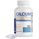 Bronson Calcium 1200 MG Por Serving Sustained Release with Vitamin D3 1000 IU Vitamin D3 Por Serving Non-GMO, 180 Tablets