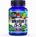 The Food Movement - Alkalize 55, 55 Fermented Foods with Black Earth Humic Fulvic Trace Minerals, Electrolytes, pH Balance, Immune Boosting, Vegan - 60 Veggie caps
