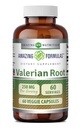 Amazing Formulas Valerian Root 4:1 Extracto Suplemento TEN 250 Mg TENIDO 1000 Mg Equivalente TEN 60 Veggie Capsules ← Non-GMO TEN Gluten Free TEN Made in USA
