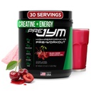 JYM Supplement Science Pre JYM Black Cherry Pre Workout Powder for Men & Women, BCAAs, Nootropics, Creatine HCI, Citrulline, Beta-Alanine, Betaine, Taurine, Huperzine, 30 Servings