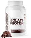 RAW Whey Isolate Protein Powder, Dark Chocolate - 100% Grass-Fed Sports Nutrition Whey Protein Powder for Muscle Growth & Recovery - Low-Fat, Low Carb, Naturally Flavored & Sweetened - 25 Servings
