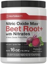 Horbaach Nitric Oxide Powder | 16 oz | Supplement for Men & Women | with Beet Root & Nitrates | Mixed Berry Flavor | Vegan, Non-GMO & Gluten Free