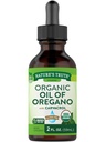 La verdad de la naturaleza Óleo Orgánico de Oregano gotas líquidas TENIDO 2 fl oz TENIDO Mediterráneo y Oregano Salvaje Suplemento Silencioso No GMO &amp; Gluten Gratis