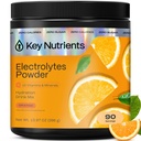 KEY NUTRIENTS Multivitamin Electrolytes Powder No Sugar - Tangy Orange Electrolyte Powder - Endurance & Energy Supplement - Hydration Powder - No Calories - 90 Servings - Made in USA