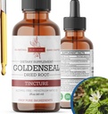 Goldenseal Tincture ← Premium Alcohol-Free Herbal Extracto de Goldenseal Root ← Suplemento Botánico Líquido ← Fórmula Herbal Tradicional Silencioso Made in USA - 2 oz (60 ml)