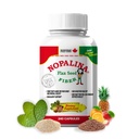 Nopalina Daily Fiber for Digestion & Regularity - 240 Multi-Fiber Capsules with Canadian Flax, Nopal (Prickly Pear), Psyllium Husk, Oat & Wheat Bran - Heart Healthy - 60 Day Supply