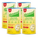 Afeitado de reemplazo de vainilla Almased - Base de planta alta de baja glucémica Proteína Powder- Nutricional Apoyo a la salud del peso Suplemento - Vanilla Flavor - 17.6 oz (1.1 libra (4 paquete)