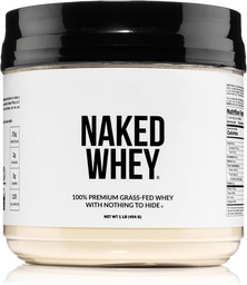 NAKED Whey 1Lb - Sólo 1 Ingrediente, Grass Fed Whey Protein Powder, Undenatured, No Gmos, No Soy, Gluten Libre, Crecimiento Estimulado, Mejora Recuperación - 15 Servimientos