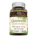 Quercetin 500 mg 120 Veggie Capsules Supplement | Non-GMO | Gluten Free | Made in USA