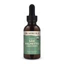 Dr. Mercola Saw Palmetto Liquid Drops, 2 Fl. Oz. (60 mL), 30 Servings, Suplemento dietético, Supports Normal Detoxification Processes, Non-GMO, Certified USDA Organic