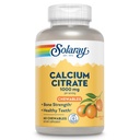 SOLARAY Calcium Citrate 1000mg - Chewable Calcium Supplements for Women and Men - Healthy Teeth and Bone Support - Great, Natural Orange Flavor - Vegan, Gluten Free, 60-Day Guarantee - 15 Servings