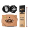 NATURAL SHILAJIT Resin - 20 Gram Shilajit Suplemento con ácido Fulvic " Trace Minerals " Shilajit Honey Sticks 7 Count