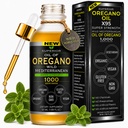 Caídas de aceite de orégano orgánico - 1.000 Aportaciones, 12 meses de suministro, aceite silvestre de orégano 9X Carvacrol, Immune &amp; Digestive Support, Non-GMO, Suplemento herbal de grado alimenticio, Alternativa al aceite de orégano Tincture