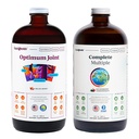 LIQUIDHEALTH Optimum Joint Glucosamine Chondroitin Supplement & Complete Multiple Daily Multivitamin Bundle for Men &amp; Women - Immune Support, Bone Joint Health, Whole Foods - USA Made, Vegan, Non-GMO