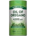 La verdad de la naturaleza Óleo de orégano Softgels TEN 4000 mg ANTE 150 Conde Silencio No GMO &amp; Gluten Suplemento Herbal Libre