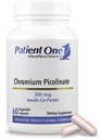 Picolinato de cromo 300 mcg tención Suplemento para apoyar la salud cardíaca y metabólica* Silencio 60 cápsulas