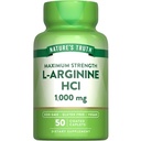 La verdad de la naturaleza L-Arginine HCL 1000mg ← 50 Caplets  durable Aminoácidos esenciales Suplemento Vegan, No-GMO &amp; Gluten Suplemento gratuito