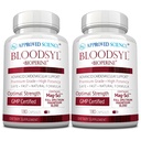 Sangre de la Ciencia Aprobado - Apoya Flujo de la Sangre - Hawthorn Berry, Magnesium, BioPerine - Vegan - 180 cápsulas - Pack de 2