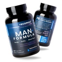 Nutrición - Man+ Fórmula, Apoyo energético, Apoyo muscular y Suplementos de salud próstata para hombres con vitamina E, Saw Palmetto, Red Korean Ginseng, y Más, 120 cápsulas
