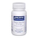 Encapsulaciones puras Energía mental rápida - Suplemento de Memoria Vegan para apoyar la salud cerebral - Ginkgo Biloba Extract, Alpinia Galanga &amp; American Ginseng Extract - Non-GMO &amp; Gluten-Free - 30 cápsulas