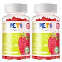 Pets Purest Glucosamine Chondroitin Gummies with MSM & Elderberry Extra Strength - Joint Support, Antioxidant Immune Support Supplement for Adults, Men &amp; Women.(2 Pack) Strawberry