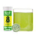 8Greens Supergreens Tablets ← Super Greens Powder Superfood Tablet, Metabolism Immunity & Focus, Daily Greens Effervescent Tablets, Organic: Aloe Vera, Spirulina, Chlorella, Lime de limón, 10 Servings