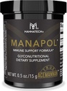 Mannatech Manapol Immune Support Formula for Immunity Support & Immunity Boost. Aloe Vera Powder Prebiotic for Digestive Health. Bebida de Aloe Vera para Apoyo Inmuno Suplemento 0.5oz/15g
