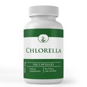 Ingredientes originales puros Clorella, (100 capsules) Siempre puro, sin aditivos ni artillería, Lab Verified