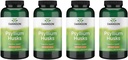 Swanson Psyllium Husk Suplemento dietético de fibra 610 mg 300 cápsulas - (4 paquete)