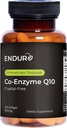 Endur Crystal-Free Co-Enzyme Q10, Heart & Antioxidant Defense Supplement, Helps Support Energy Production, Gluten Free, 100mg (120 Softgels)