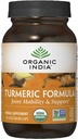 Organic India Turmeric Curcumin Herbal Supplement - Joint Mobility & Support, Immune System Support, Healthy Inflammatory Response, Whole Root Supplement, Organic Trikatu - 90 Capsules