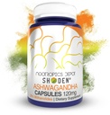 Nootropics Depot Shoden Ashwagandha Extracto Capsules tención 120mg Silencio 30 Cuenta Silencio 35% Withanolides
