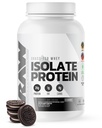 RAW Whey Isolate Protein Powder, Cookies N Cream - 100% Grass-Fed Sports Nutrition Protein Powder for Muscle Growth & Recovery - Low-Fat, Low Carb, Naturally Flavored & Sweetened - 25 Servings