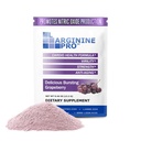 L-ARGININE PRO Suplemento Polvo Silencio 30 Packets Solo Serve Travel Size ← 5,500mg de L-arginine Plus 1,100mg L-Citrulline, Grape