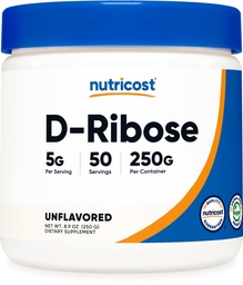 Nutricost D-Ribose Powder (250 gramos)