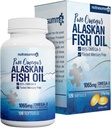 Nutrasumma High Purified Omega 3 Supplement Wild Alaskan Fish Oil Burpless & No Fishy Taste, 650mg EPA &270mg DHA of 1250mg Fish Oil softgels, Gluten Free, Heart, Brain& Immune Support, 60 Servings