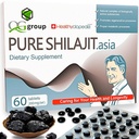 Natural puro Shilajit Tablets Analog Raw Resin Mumiyo Dry Drops 60 Tablets - 200mg 100% Himalayan Suplemento con 85+ Trace Minerals for Energy &amp; Metabolism, Immune Support - Ideal para Hombres &amp; Mujeres