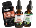 Candi Cleanse " Oregano Oil Drops - Aceite Orgánica de Oregano Drops Liquid " Black Walnut Wormwood - Complejo de Equilibrio de Sobrecrecimiento Extrastre, Natural Oral Gut Cleanser Detox Health Supplements Capsules