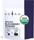 KOYAH - Organic BlackBerry Powder: 30 Servings (1 Scoop = 1/4 Cup Fresh): Freeze-Dried, Whole-Berry Powder, Raw