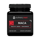 Youtheory Men's Maca - Vegan Maca Supplement for Men - Supports Energy, Stamina & Endurance* - Dairy, Soy & Gluten Free - 120 Vegetable Capsules
