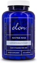 Elon Matrix Man - 60 Day Supply - Hair Growth Vitamins for Men – Saw Palmetto & Biotin Advanced Formula Vitamins – Promotes Healthy Beard Growth – (120 Capsules)