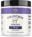 Colostrum Powder 40% IgG – USA Sourced Bovine Colostrum Supplement for Immune Support, Gut Health, Muscle Recovery, and Overall Wellness - Single Ingredient, No Additives, Non-GMO - 60 servings